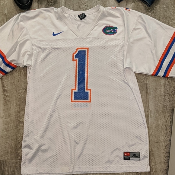 Nike Other - Florida Gators Nike Football Jersey #1 White
